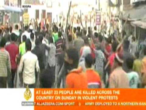 Al jazeera Report On Bangladesh Clash to Save Allama Saidy