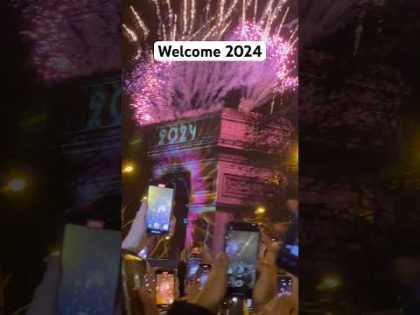 Happy new year 2024 Paris France #viral #paris #france #travel #bangladesh #happy newyear#2024  py