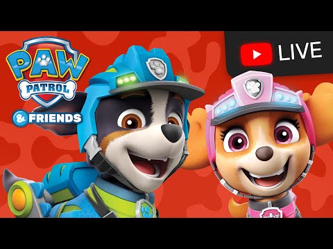 🔴 PAW Patrol Save Dinosaurs and more Dino Rescue episodes! | Cartoons for Kids Live Stream!