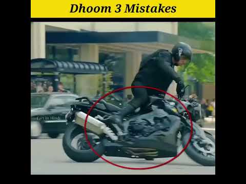 Dhoom 3 mistakes 😲 Full Movie in Hindi #shorts
