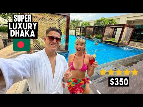 $350 Luxury Hotel in DHAKA, BANGLADESH 🇧🇩 (our first experience)
