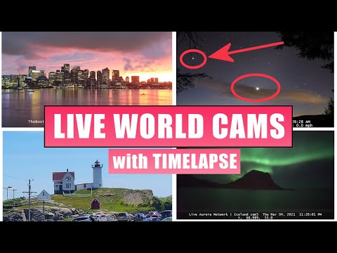 130 LIVE World Cameras, Relaxing Music, Map, Daily Timelapse – Your Armchair Travel