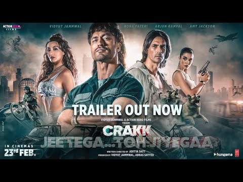 Crakk – Jeetegaa Toh Jiyegaa | Official Trailer | Vidyut Jammwal, Arjun R, Nora F | Aditya D | Amy J