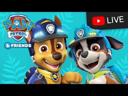 🔴 PAW Patrol Save Dinosaurs and more Dino Rescue episodes! | Cartoons for Kids Live Stream!