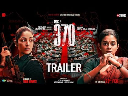 Article 370 | Official Trailer | Yami Gautam, Priya Mani | 23rd Feb 2024 | Jio Studios | B62 Studios