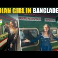 Indian girl in Bangladesh 🇧🇩 Bangladesh Railway 🚃 Train Journey Dhaka to Khulna