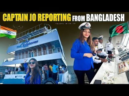 Indian Captain Jo reporting from Bangladesh 🇧🇩 Sunderban Forest Cruise 🚢 Journey 🌳Travel with Jo