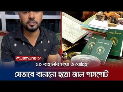 যেভাবে বানানো হতো রোহিঙ্গাদের জাল পাসপোর্ট । Rohingya Fake Passport | Myanmar | Jamuna TV