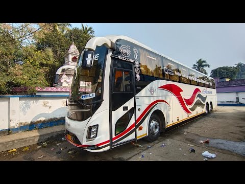 KOLKATA To BANGLADESH BORDER VOLVO Bus | Bangladeshi Train & Border View | Travel Diaries withPritam
