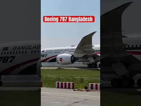 Boeing 787 Bangladesh Airlines #aircraft #airplane #travel #trending #boeing #bangladesh