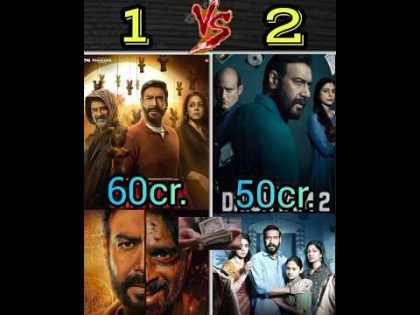 Shaitan vs drishyam 2 movie full comparison video//#ajaydevgan #saitan #drishyam2 #bollywood #movie