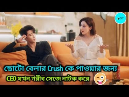 ছোটো বেলার Crush কে পাওয়ার জন্য CEO গরীব সেজে নাটক করে🤣 Dusk Love💖 Chinese Drama Bangla Explain