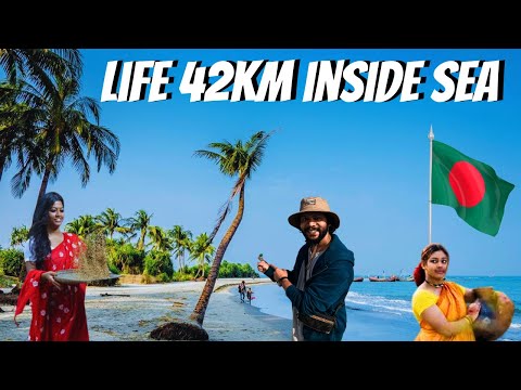 Life of Bangladeshi People 42km Inside Sea, Saint Martin Fish Market | INDIAN IN BANGLADESH